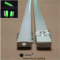 20pcs/lot 100 inch 2.5m/pc led aluminium profile with milky/transparent cover for 12mm strip ,led bar light ,tape light house