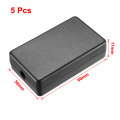 Uxcell Electronical Plastic ABS DIY Junction Project Box Enclosure Case Black 40 x 20 x 10.5mm/60 x 36 x 17mm 5Pcs/lot