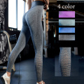 Seamless Yoga Pants Women High Waist Yoga Leggings Stitching Hollow Sport Pants Female Running Training Fitness Gym Leggings