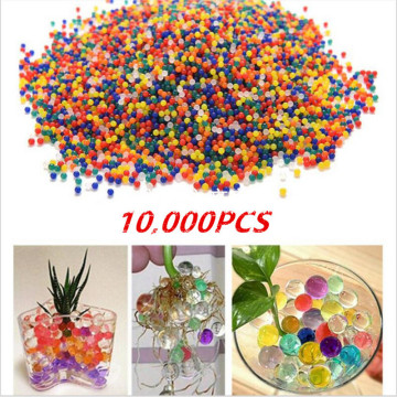 10000PCS/Bag Soft Crystal Paintball Bullets Long Water Beads Growth Balls Children Toy Gun Airsoft Pistol Paintball Parts