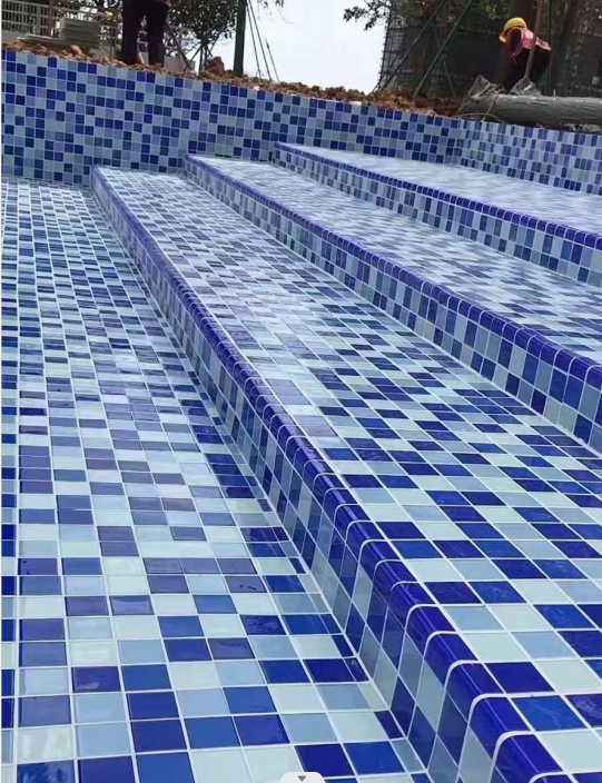 crystal pool tile