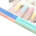 1pc Sandpaper Nail File Lime Double Side Sanding Buffer Block Set Grey Nail Files For UV Gel Polish Manicure Tool Random Color