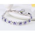 Ladies Crystal Rhinestones Zircon Stone Metal Bracelet Manufacturer