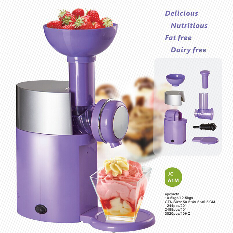 LQRIRIDE 220V Electric Ice Cream Machine Household DIY Fruit Ice Cream Good Quality Ice Cream Maker Machine
