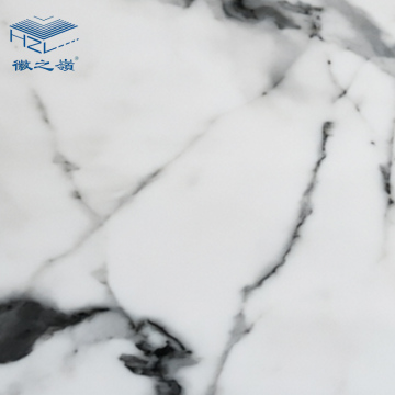 Glossy White Marble SPC Tile