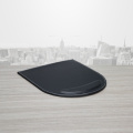PITEBO Mouse Pad High Quality Luxury Leather Waterproof Non Slip For Office Business With Wrist Rest Built In Silicone Mouse Pad