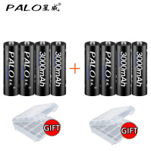 PALO 1.2V AA Rechargeble Battery 3000mah Ni-mh AA Battery Rechargeable For Flashlight Battery AA