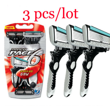 Dorco High Quality 3 Pcs/Lot Shaving Razor Blades for Mens Manual Safety Razors Face Care Beard Shavers Double Edge System