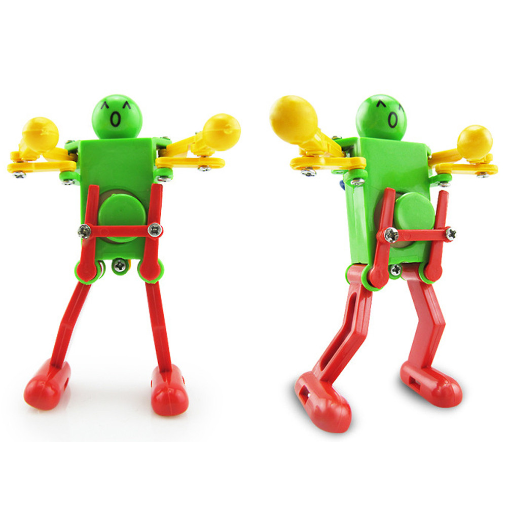 Clockwork Wind Up Dancing Robot Toy for Baby Kids Developmental Gift Puzzle Toys