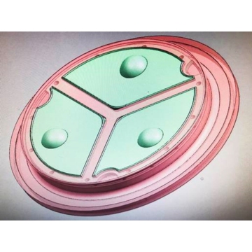Polycarbonate adhesive silicone rubber-Shore 30A