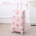 TRAVEL TALE Women 20"22" 24" 26" Travel Luggage Retro Spinner Suitcase Floral Koffers Trolleys For Trip