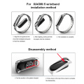 Stainless Steel Wristband Xiaomi 5 Strap Bracelet Belt Durable Wearable Devices Pedometers Portable Fitness For Xiaomi Mi Band 5