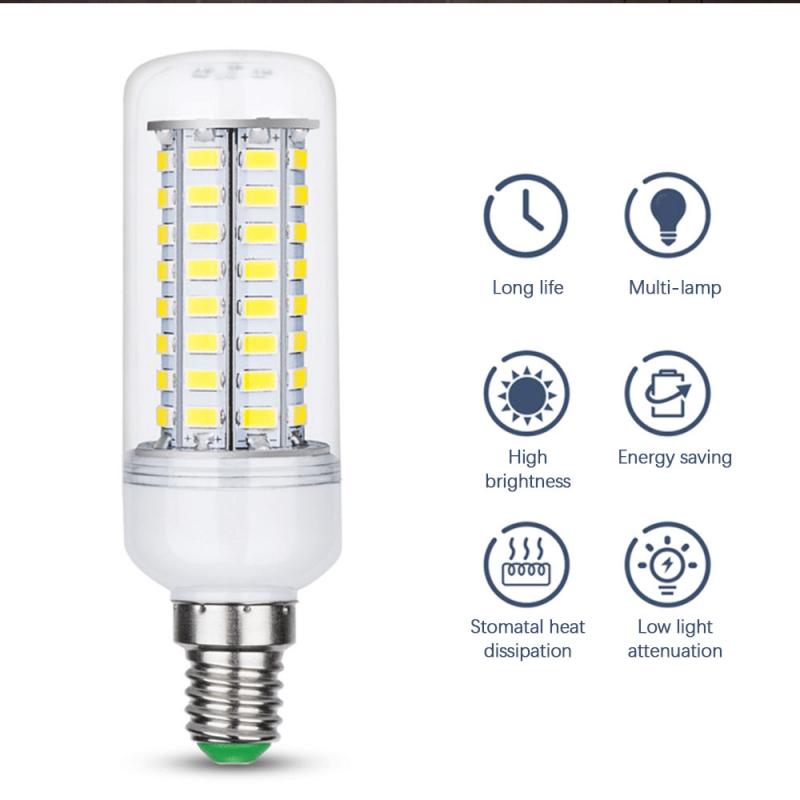 1PCS Ampoule LED E27 220V LED Lamp Corn Bulb SMD5730 Energy Saving Lighting Home Bombillas LED For Indoor Cocina