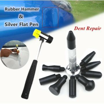 1 Set Car Dent Repair Tool Depression Repair Plastic Stroke Pen and Rubber Hammer Automotive Repairing Tools