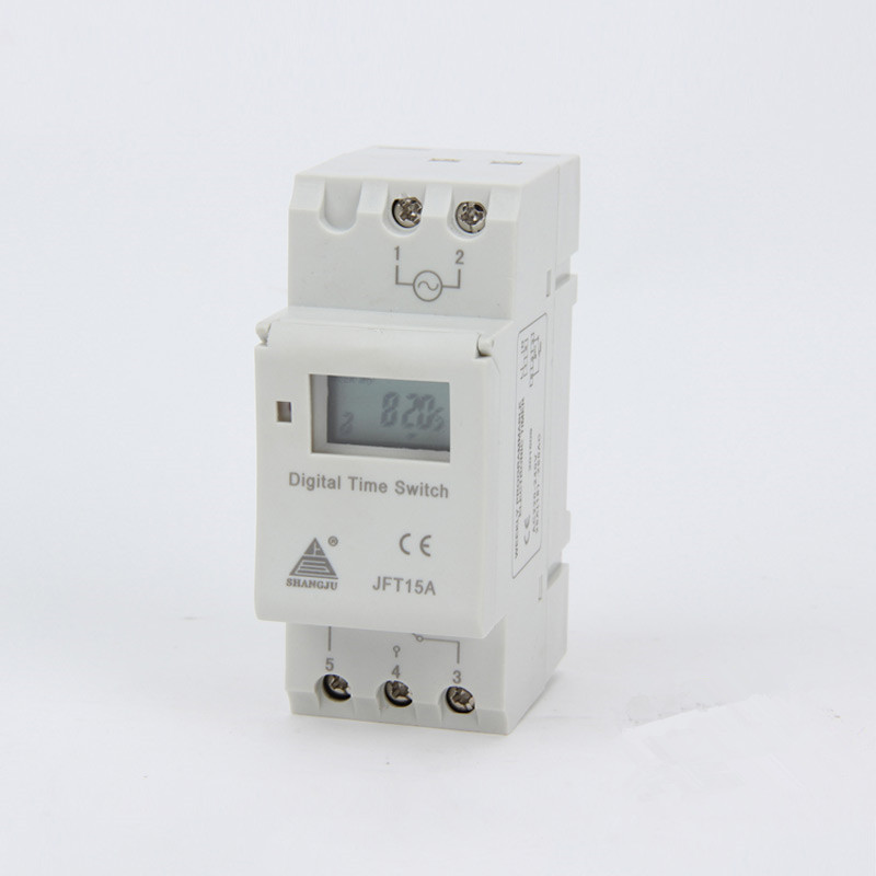 Electronic Weekly 7 Days Programmable Digital Industrial Time Switch Relay Timer Control AC 220V 16A Din Rail Mount