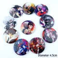 10Pcs/Set Anime Tokyo Ghoul Kaneki Ken Figure Badges Pins Button Brooch Chest Ornament Of Clothing Accessoies Cosplay Collection