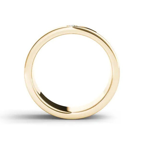 14K Yellow Gold FL Diamond Ring for Men Women Classic Anillos De Bizuteria 14K Gold Wedding Fine Jewelry Ring for Male Gemstone