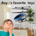 RC Drone Helicopter 3.5 CH Radio Control Helicopter with LED Light Kids Birthday Christmas Gifts Shatterproof Flying Toys Model