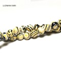 Wholesale Black Yellow Malachite Mix Color Stone Beads For Jewelry Making DIY Bracelet Necklace 4/6/8/10/12 mm Strand 15''