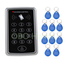 Hot Sale!RFID Proximity Access Control With digital Keypad support1000 Users+ 10 Key Fobs For RFID Door Access Control System