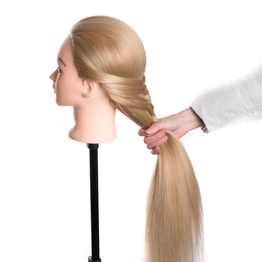 head dolls for hairdressers 80cm hair synthetic mannequin head hairstyles Female Mannequin Hairdressing Styling Training Head