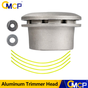 CMCP Universal Aluminum Grass Trimmer Head With 4 Lines Brush Cutter Head Thread Grass Cutting Line Head for Lawn Mower