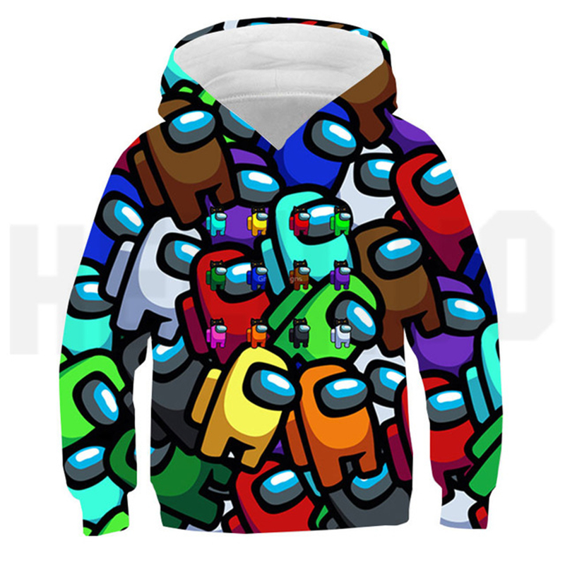 Among Us Impostor Hoodie Sweatshirt For Men Boys Tracksuit Sportswear 3D Winter Teenager Streetwear Fleece Cotton Pullovers
