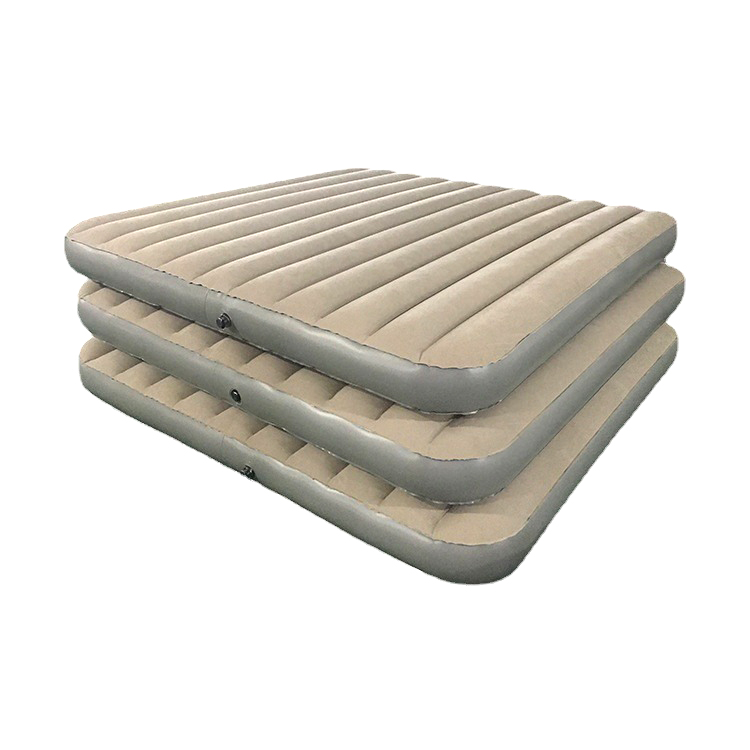 Amazon Flocked Queen Size Inflatable Air Bed Mattress 1