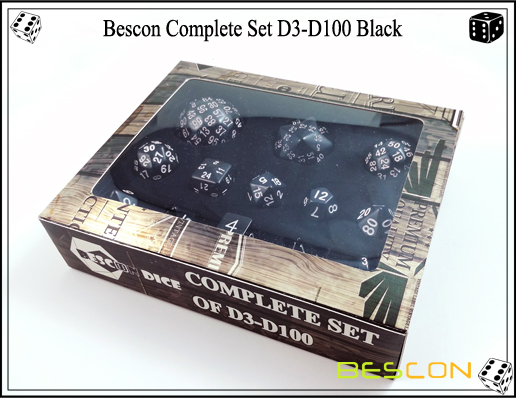 Complete Dice Set D3-D100 (12)