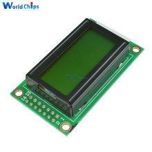 Yellow 0802 LCD 8x2 Character LCD Display Module 5V LCM For Arduino Raspberry pi