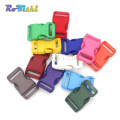 100pcs/pack 3/4''(20mm) Plastic Colorful Contoured Side Release Buckles For Paracord Bracelets/Backback