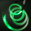 Fantasy RGB LED Fiber Optic Whip Light 10 Colors Changed in Battery Power for Flow-arts Dance and Cosplay