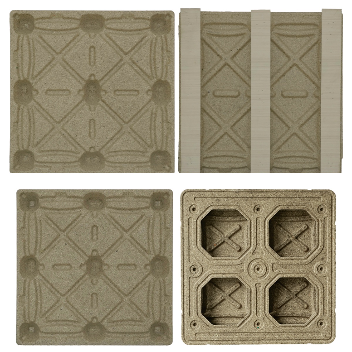 compress wood pallet