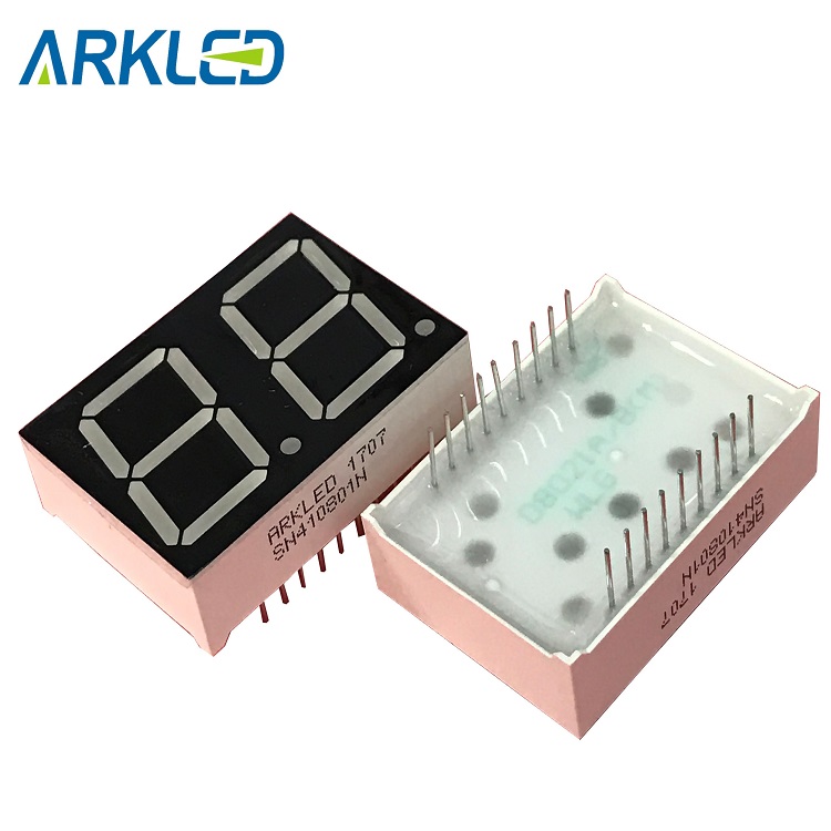 0.8 inch white numeric two digits led display