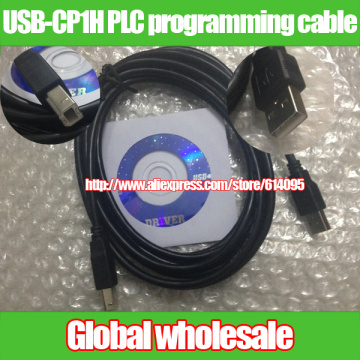 2pcs 3M USB-CP1H Omron CP1H CP1L CP1G CP1E series PLC programming cable Electronic Data Systems