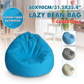 Bean Bag Sofa Cover Lounger Chair Sofa Ottoman Seat Living Room Furniture Without Filler Beanbag Bed Pouf Puff Couch Tatam