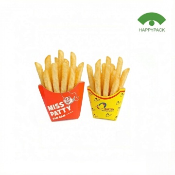 Custom Printed Paper French Fries Box For Snacks