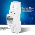 TOP Digital LCD Energy Meter DIN-Rail Electric Meter Single-Phase 10-40A Electronic Kilowatt Hour KWh Meter