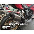 For Honda CBR250 CBR250RR 2017 2018 2019 2020 Motorcycle Exhaust System Modified Escape Middle Link Pipe Titanium Alloy Muffler