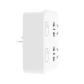 Original Xiaomi Mijia Power Strip Converter 2 Sockets Plug 2 Individual Switches Fast Charging For Home Travel Adapter Mi 5V 2A