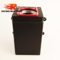 60mm racing external 044 fuel pump tank racing black Billet aluminium AN6 fitting oil catch can fuel surge tank oct-1115-bk