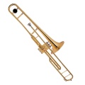 Popular grade gold lacquer brass body Piston Valves Alto Trombone