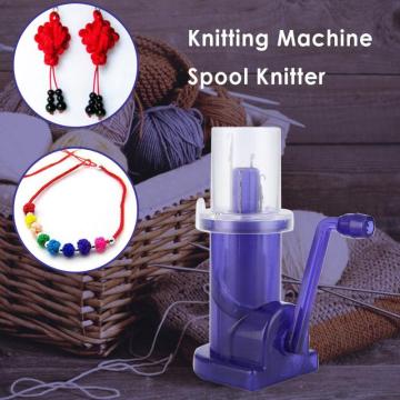 VKTECH DIY Hand-operated Knitting Machine Spool Knitter Bracelet Weave Tool Embellish Craft Sewing Accessories Knitting Tools