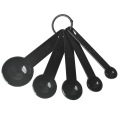 5pcs/set Measuring Spoon Scoop Silicone Measuring Ladle Baking Cooking Coffee Tools With Scale Colorful Plastic Kitchen Tools