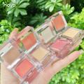 Blush Highlight Dual-use 2-In-1Bicolor Used On Face Shoulders Collarbone Long-lasting Brighten Skin Color Makeup Cosmetics TSLM1