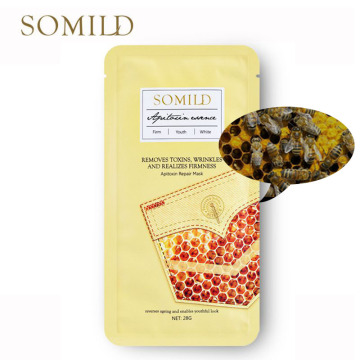 SOMILD Firming Facial Mask Bee Venom Extract Whitening Anti-Wrinkle Face Moisturizing Korean Hyaluronic Mask Skin Care Set