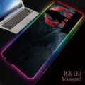Mairuige Anime Naruto Gaming Computer Mousepad RGB Large Mouse Pad Gamer XXL Mouse Carpet PC Desk Play Mat with LED Backlit DIY