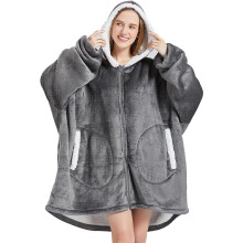 Custom Sherpa Fleece Wearable Blanket Hoodie