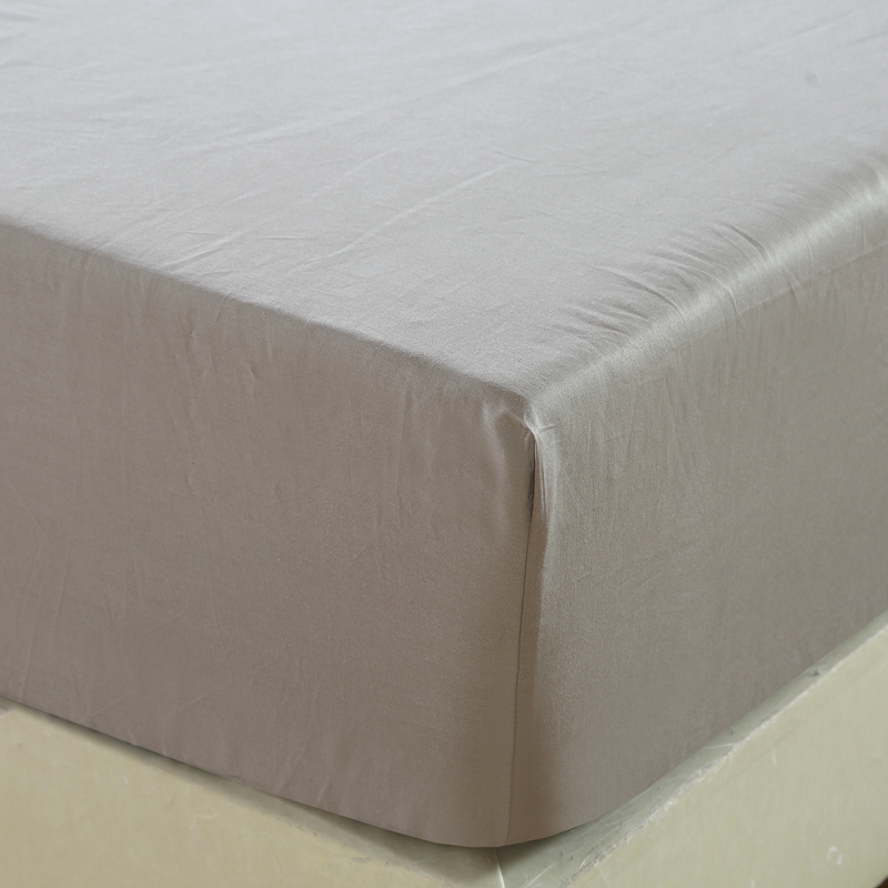100% cotton Fitted Sheet non-slip mattress cover Four Corners With Elastic Band Solid color bed cover Multicolor optional