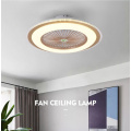 Remote Control Modern LED Fans Invisible Leaves Ultra-thin Ceiling Fan Lights Dimming Adjustable Wind for Bedroom Living Room
